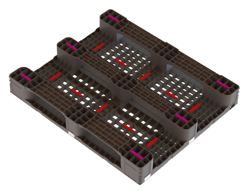 1200 x 1000 mm Pallet rackable to 1300 lbs - Image 3