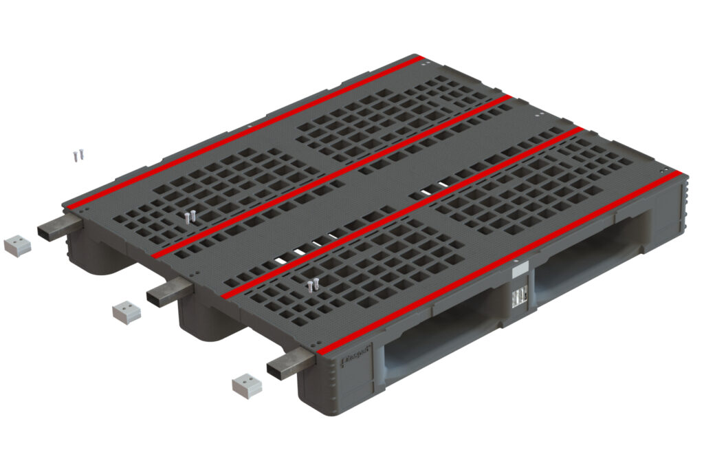 1200 x 1000 mm Pallet rackable to 1300 lbs - Image 2