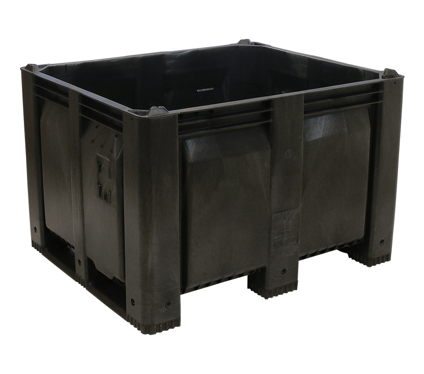 48 x 40 x 31 Solid High Impact Bulk Bin - Runners: Short Side - Image 3