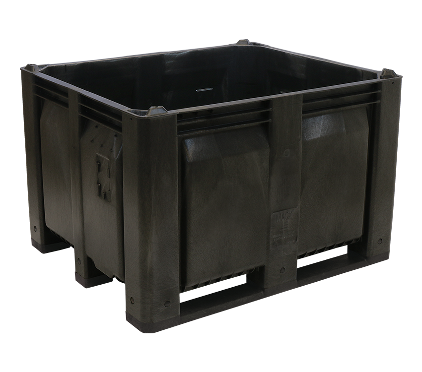48 x 40 x 31 Solid High Impact Bulk Bin - Runners: Long Side - Image 4