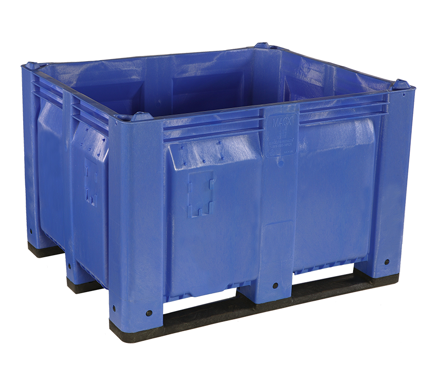 48 x 40 x 31 Solid High Impact Bulk Bin - Runners: Long Side - Image 3