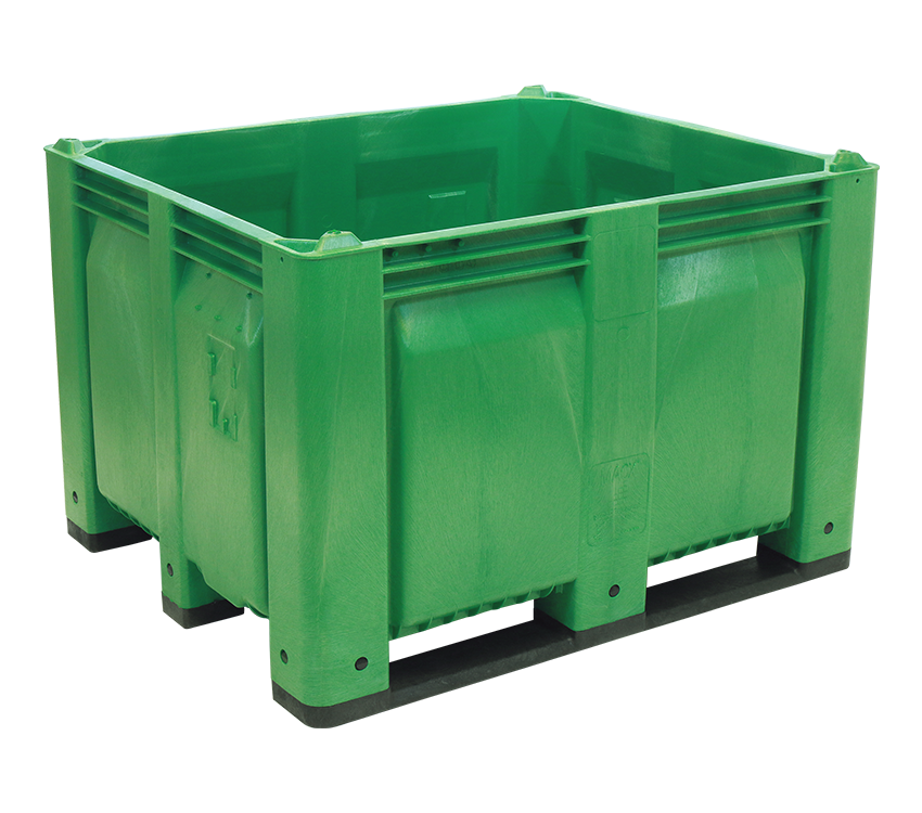 48 x 40 x 31 Solid High Impact Bulk Bin - Runners: Long Side - Image 2