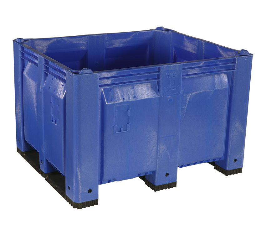 48 x 40 x 31 Solid High Impact Bulk Bin - Runners: Short Side - Image 2