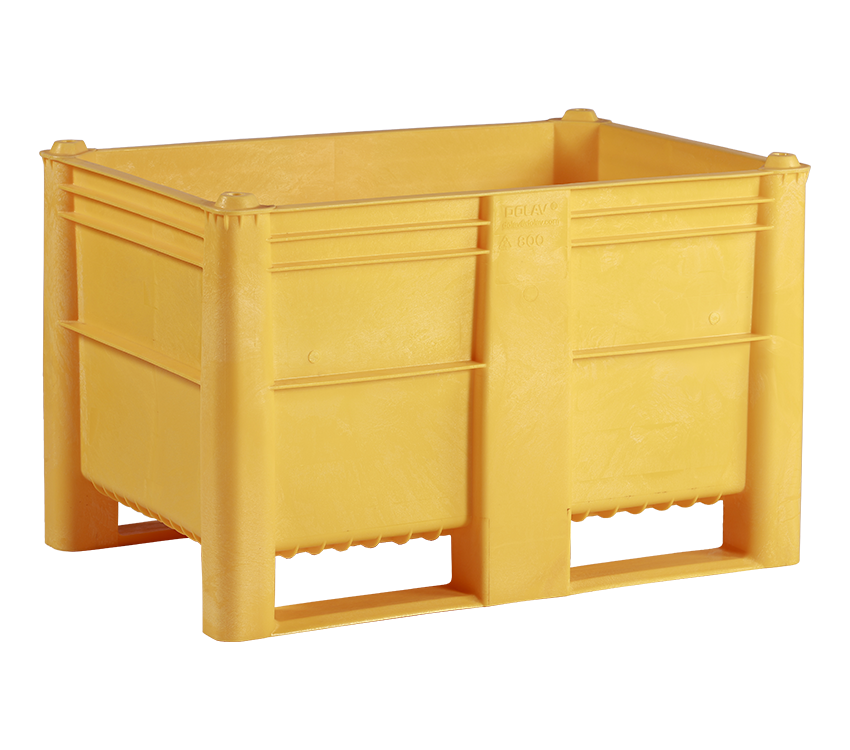 32 x 48 Yellow Solid Bin
