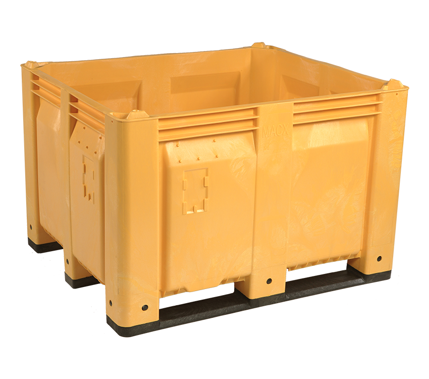 48 x 40 x 31 Solid High Impact Bulk Bin - Runners: Long Side - Image 6