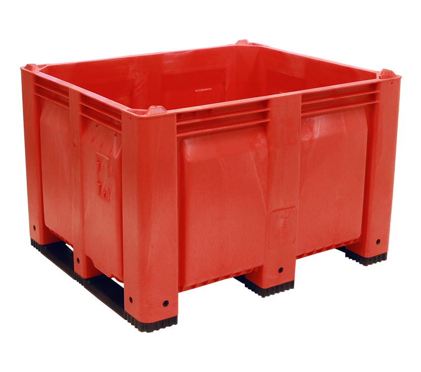 48 x 40 x 31 Solid High Impact Bulk Bin - Runners: Short Side - Image 4