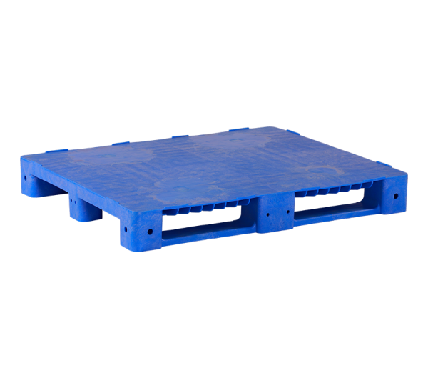 48 x 40 Solid Deck Blue FDA Pallet with lip