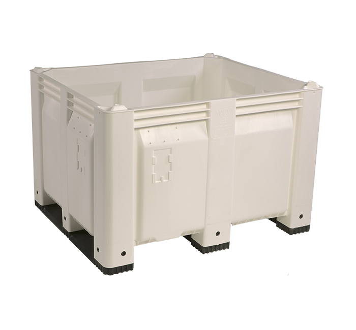 48 x 40 x 31 Solid High Impact Bulk Bin - Runners: Short Side - Image 5