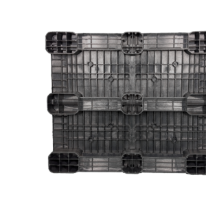 48 x 40 Solid Deck Yellow Pallet with 3 runners