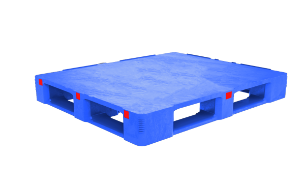48 x 40 Heavy Duty Blue Reinforced Plastic Pallet
