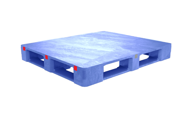 48 x 40 Heavy Duty Solid Reinforced Plastic Pallet
