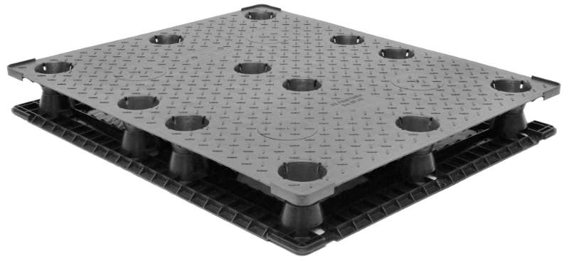 48 x 40 Solid Deck Nestable/Stackable Pallet