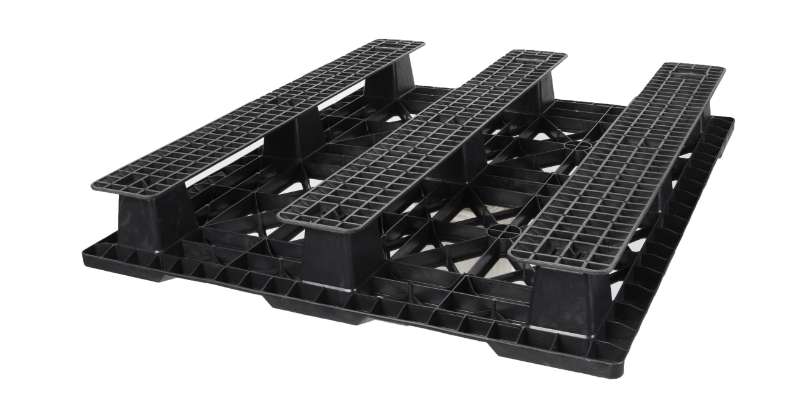 48 x 40 Lightweight Nestable Pallet with Runners - Image 2