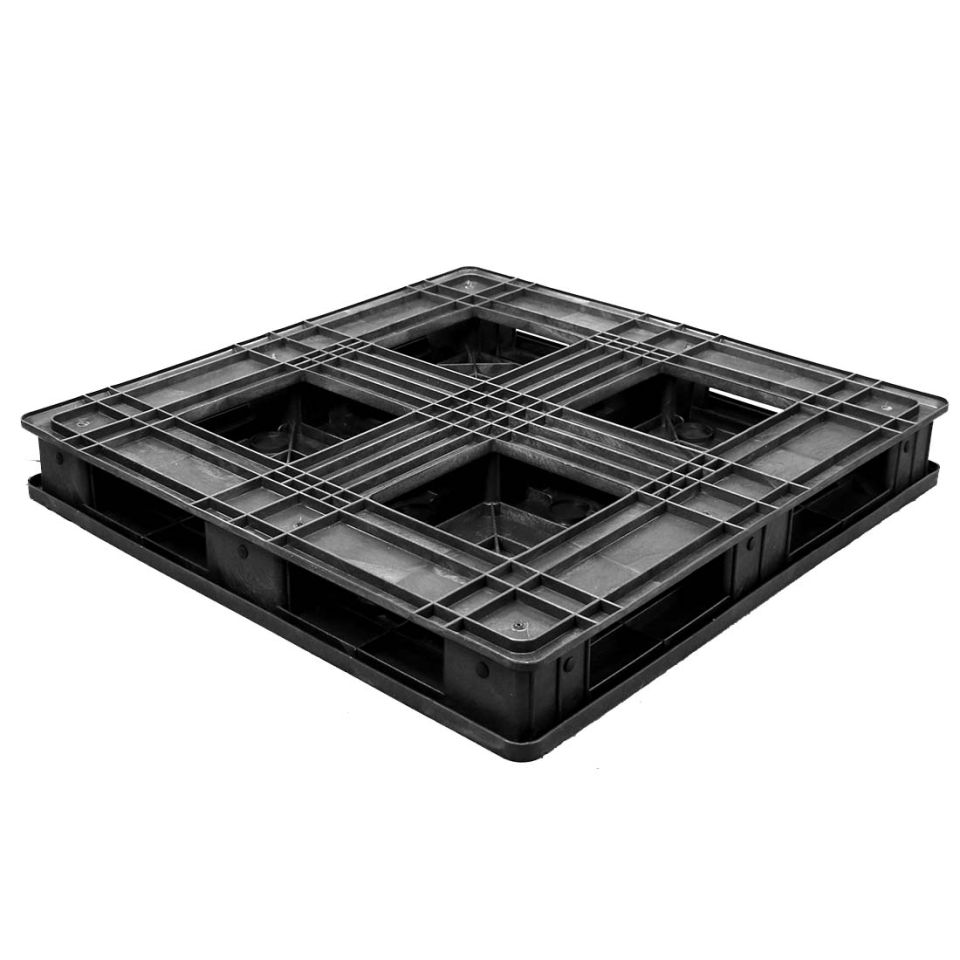 48 x 48 Stackable Plastic Pallet with base - Image 2