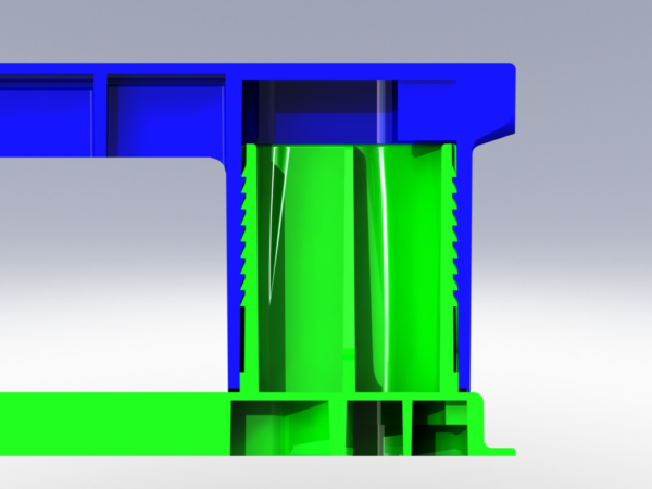 48 x 40 Closed Deck Double Leg Pallet - Image 2