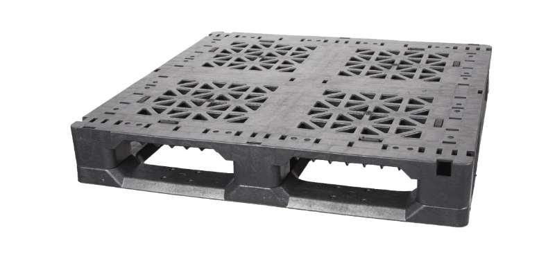 37 x 37 Can Beverage Pallet with 4 Reinforced Rods