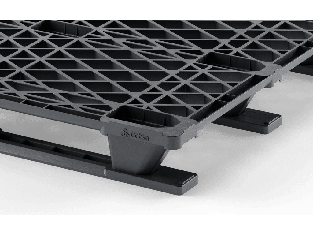 48 x 40 Open Deck Cargo Pallet with 3 Runners - Image 3