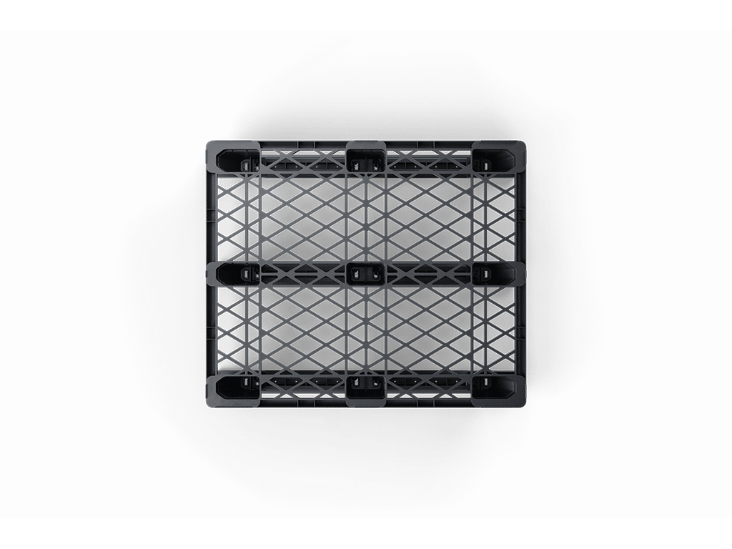 48 x 40 Open Deck Cargo Pallet with 3 Runners - Image 4