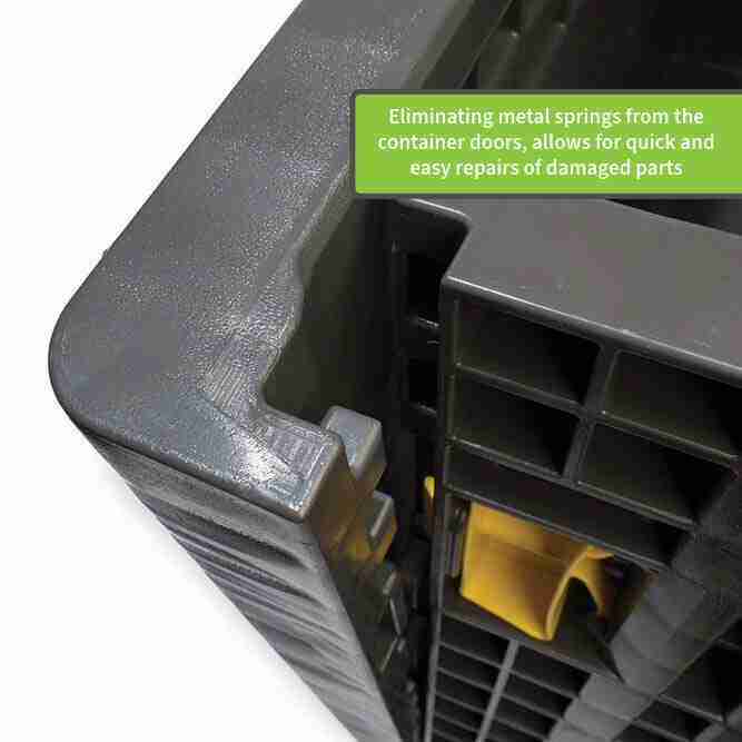 48 x 44.5 x 34 Plastic Pallet Container - Image 2