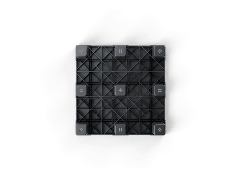 43 x 43 Closed Deck Nestable Container Pallet - Image 4