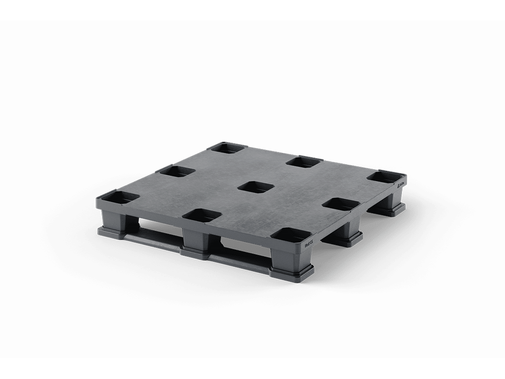 43 x 43 Closed Deck 3 Runner Container Pallet