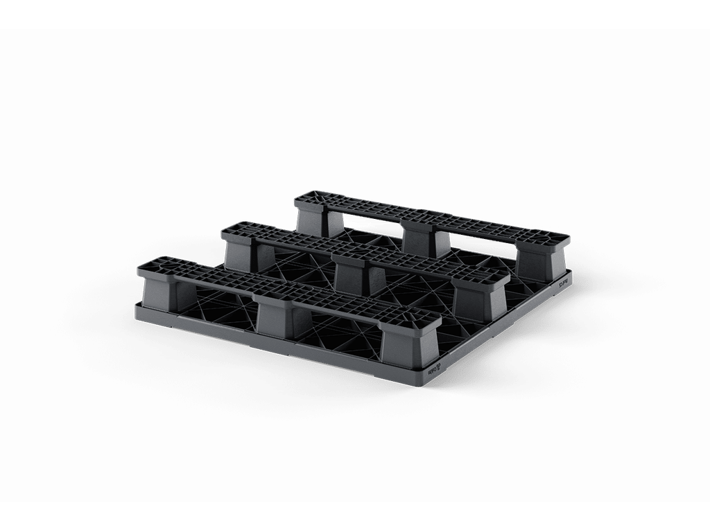 43 x 43 Closed Deck 3 Runner Container Pallet - Image 2