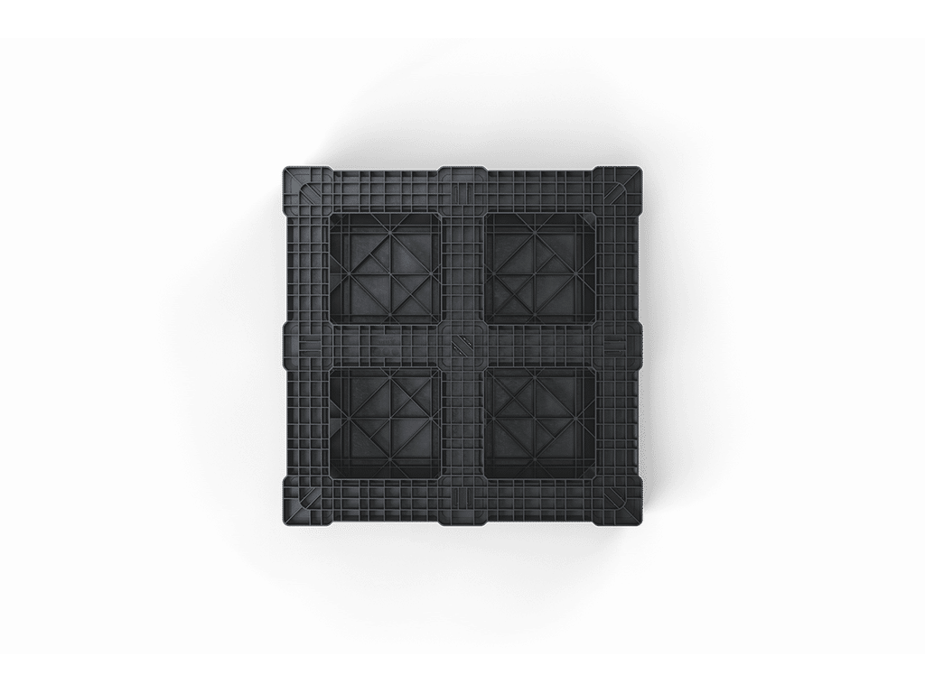 43 x 43 Closed Deck 6 Runner Container Pallet - Image 3