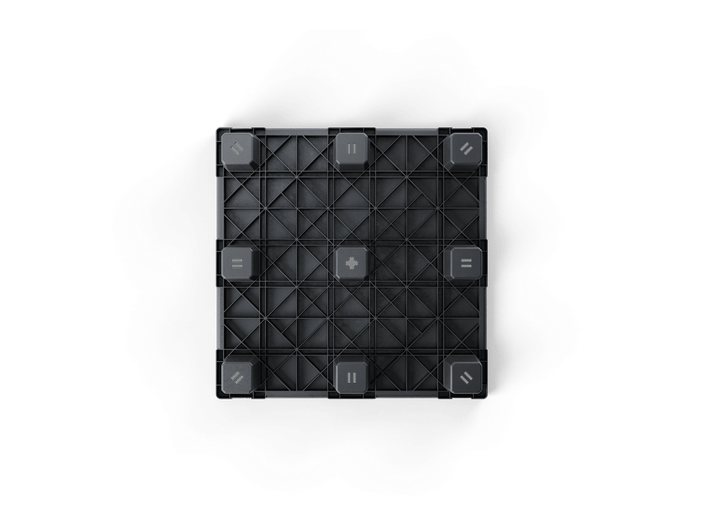 45 x 45 Closed Deck Nestable Container Pallet - Image 4