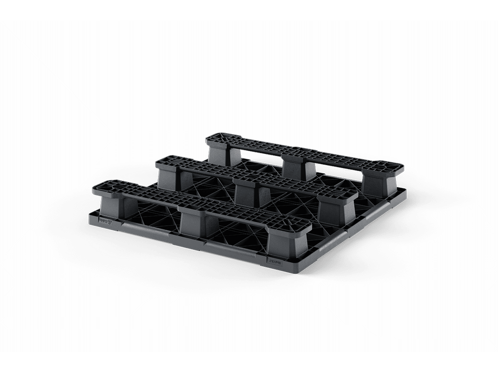45 x 45 Closed Deck 3 Runner Container Pallet - Image 2
