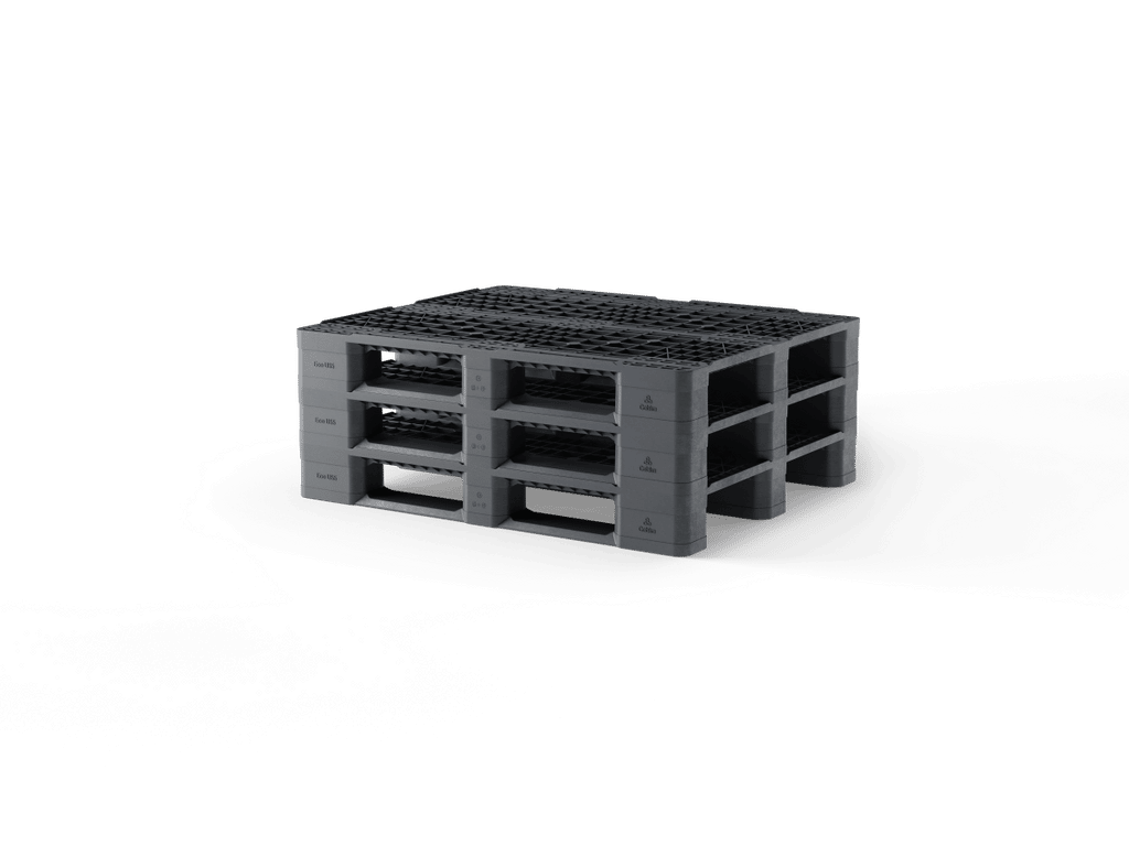 48 x 40 Rackable 3 Runner Pallet with Metal Rods - Image 4