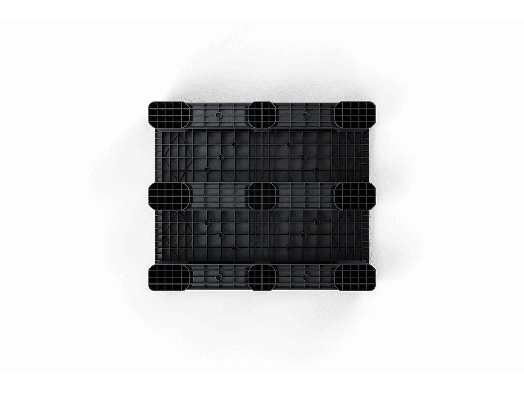 48 x 40 Closed Deck Rackable 3 Runner Pallet - Image 3