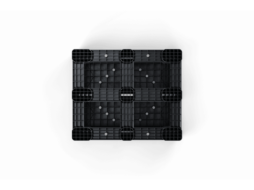 48 x 40 Closed Deck Rackable Pallet with Metal Rods - Image 4