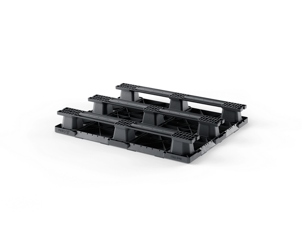 48 x 40 Closed Deck 3 Runner Pallet - Image 2