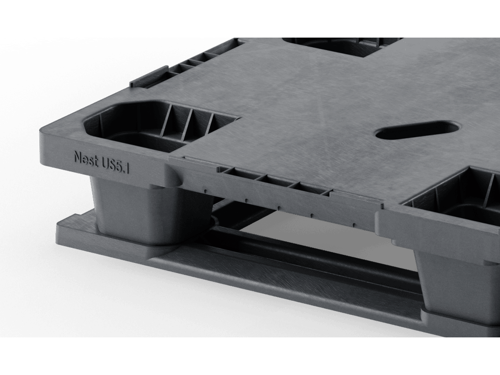 48 x 40 Closed Deck 6 Runner Pallet - Image 4