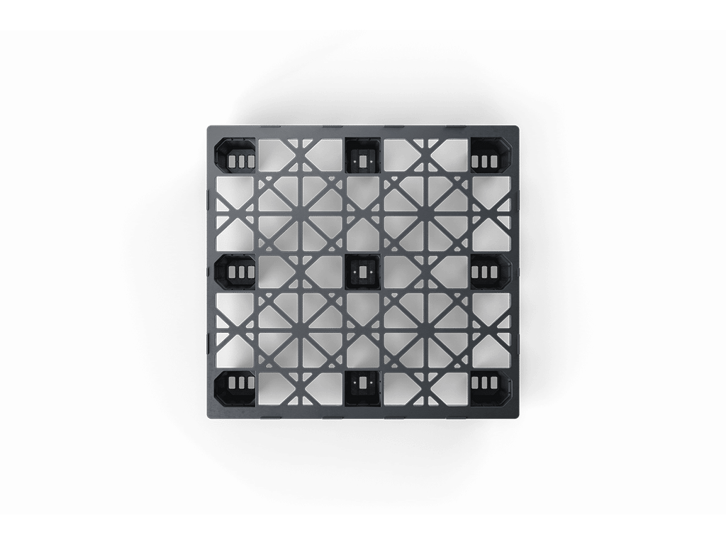 48 x 45 Open Deck Nestable Pallet - Image 3