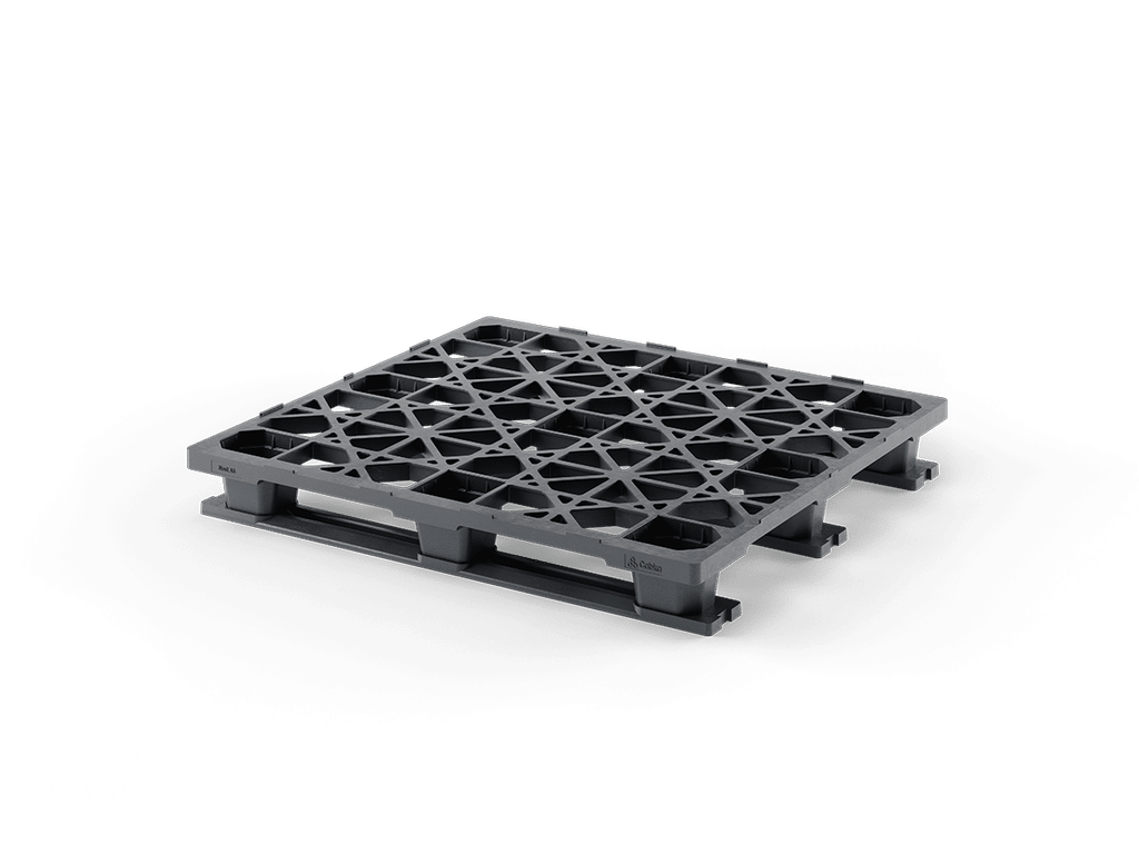 48 x 45 Open Deck Nestable Pallet with Runners