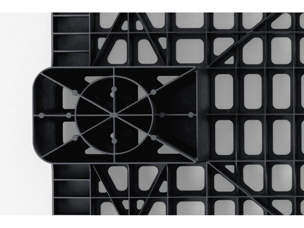 47 x 32 Open Deck 2 Runner Rackable Pallet - Image 5
