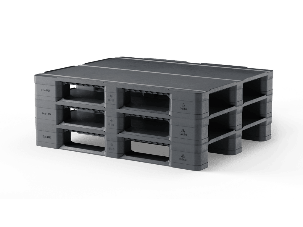 48 x 40 Closed Deck Rackable 3 Runner Pallet - Image 4