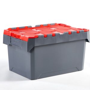 24 x 16 x 13 Attached Lid Container