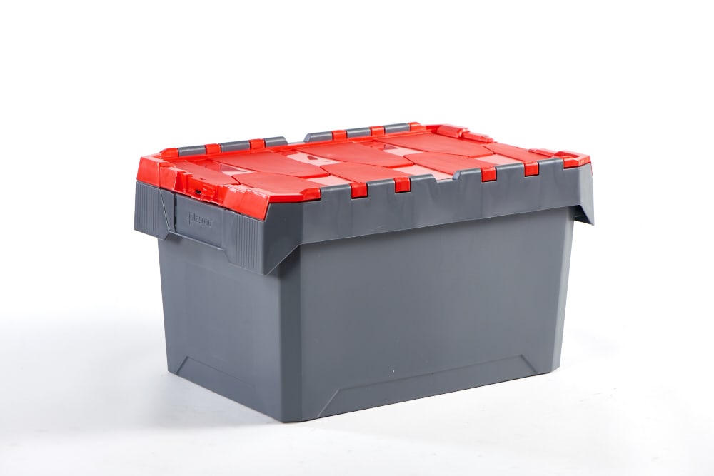 24 x 16 x 13 Attached Lid Container