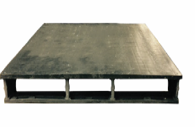 45 x 45 Custom Stringer Plastic Lumber Pallet