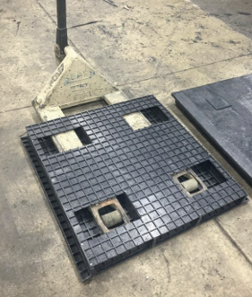 43 x 43 Super Sack Custom Plastic Lumber Pallet - Image 2