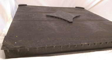 42 x 42 Custom Barrel Plastic Lumber Pallet - Image 3