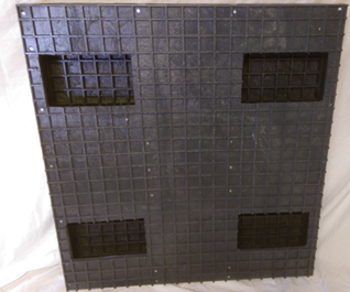 42 x 42 Custom Barrel Plastic Lumber Pallet - Image 4