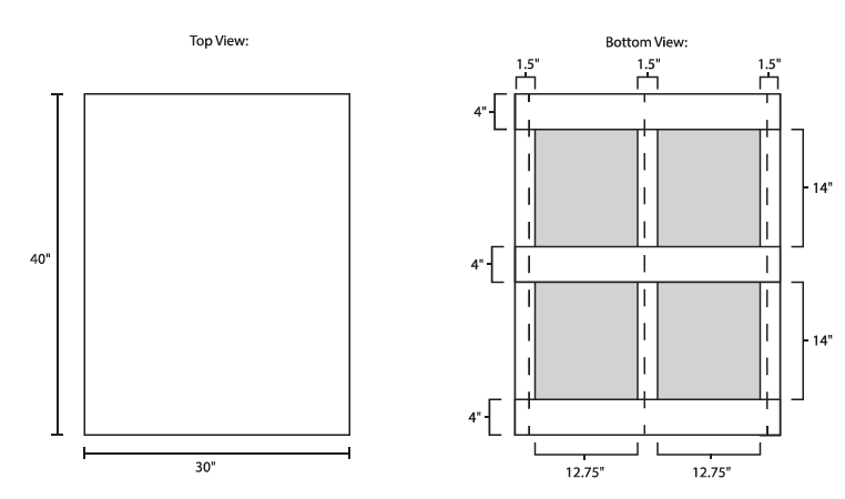 30 x 40 Plastic Lumber Pallet - Image 5