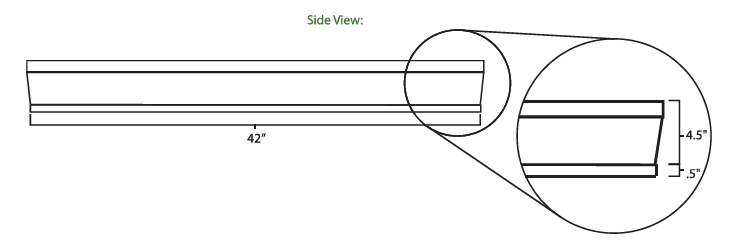43 x 43 Custom Plastic Lumber Pallet - Image 5