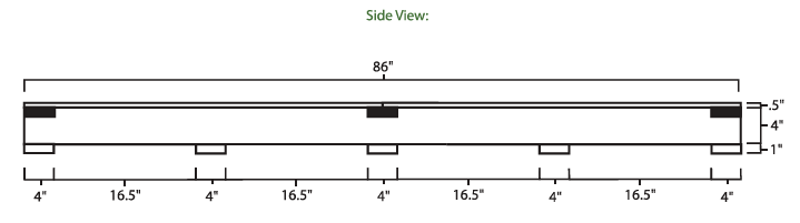 72 x 86 Plastic Lumber Pallet - Image 5