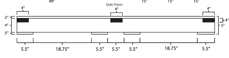 49 x 65 Plastic Lumber Pallet - Image 5