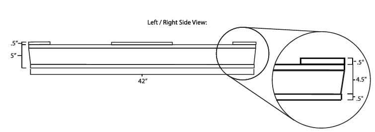 42 x 42 Custom Barrel Plastic Lumber Pallet - Image 6